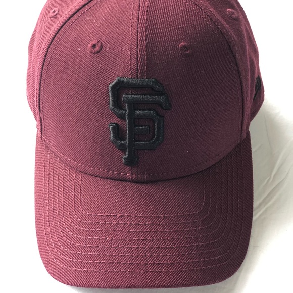 San Francisco Giants New Era Snapback Burgundy - Picture 1 of 5